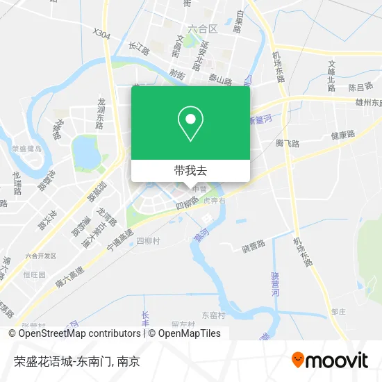 荣盛花语城-东南门地图