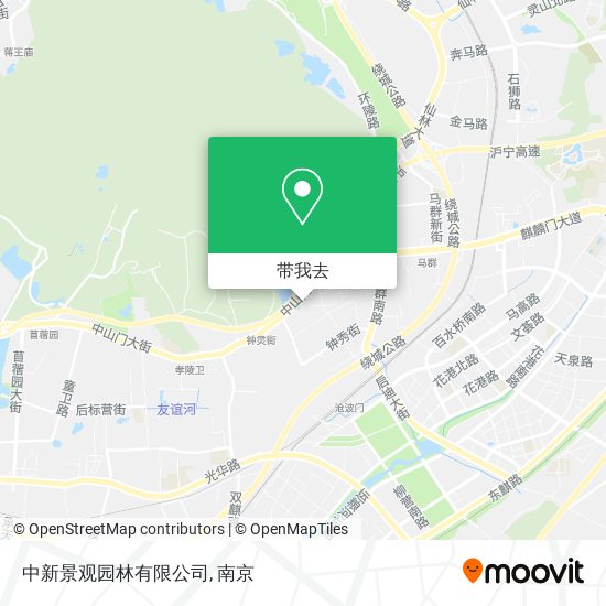 中新景观园林有限公司地图