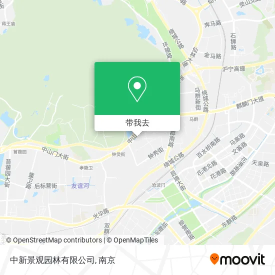 中新景观园林有限公司地图