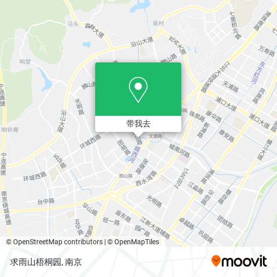 求雨山梧桐园地图