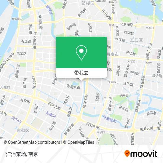 江浦菜场地图