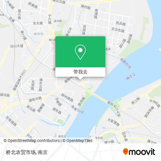 桥北农贸市场地图