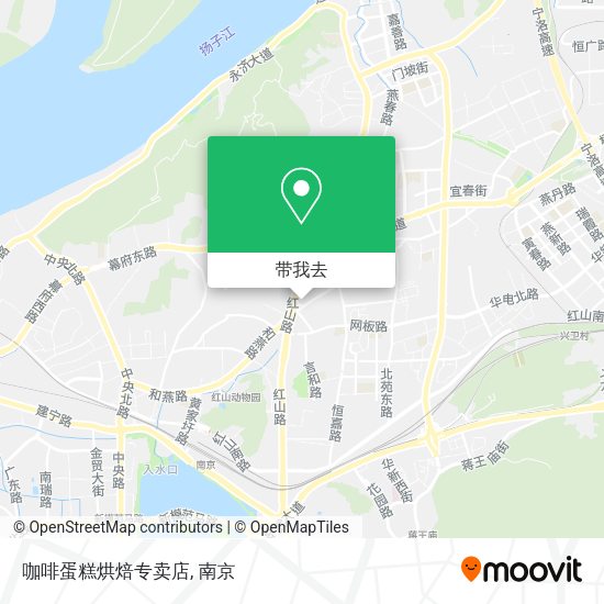 咖啡蛋糕烘焙专卖店地图
