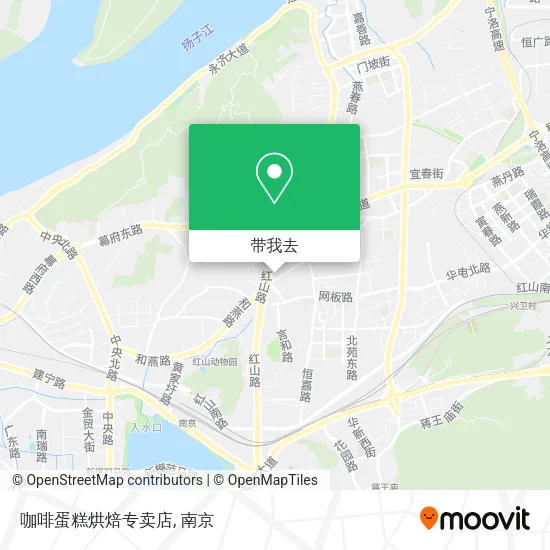 咖啡蛋糕烘焙专卖店地图