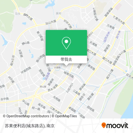 苏果便利店(城东路店)地图