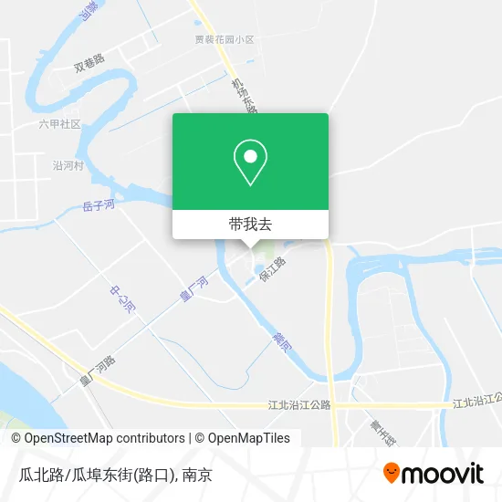 瓜北路/瓜埠东街(路口)地图