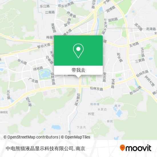 中电熊猫液晶显示科技有限公司地图
