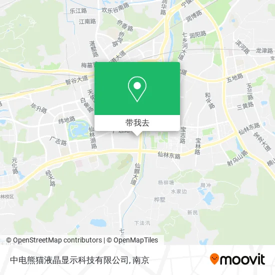 中电熊猫液晶显示科技有限公司地图