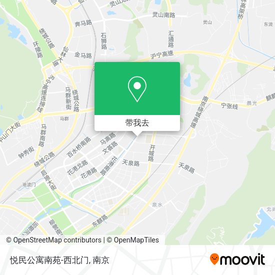 悦民公寓南苑-西北门地图