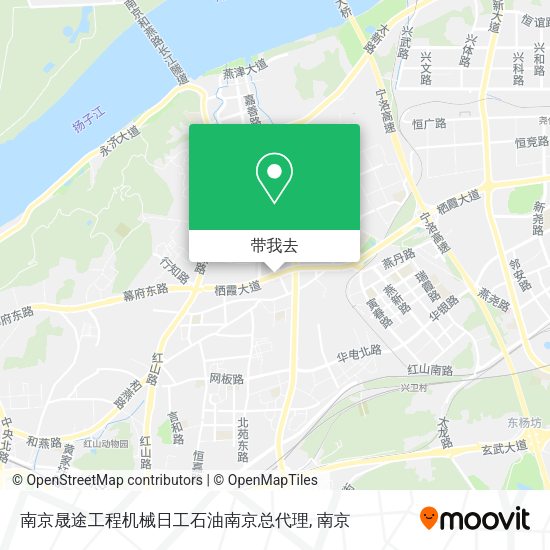 南京晟途工程机械日工石油南京总代理地图