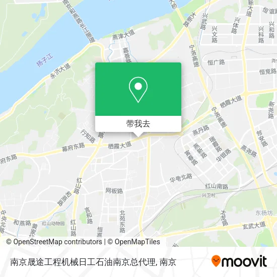南京晟途工程机械日工石油南京总代理地图