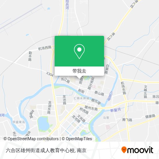 六合区雄州街道成人教育中心校地图