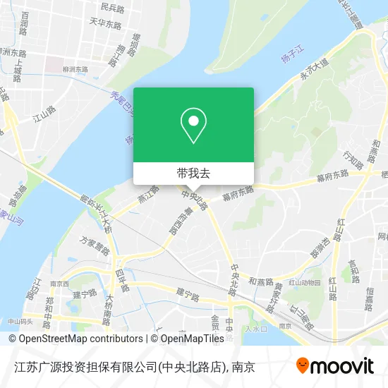 江苏广源投资担保有限公司(中央北路店)地图
