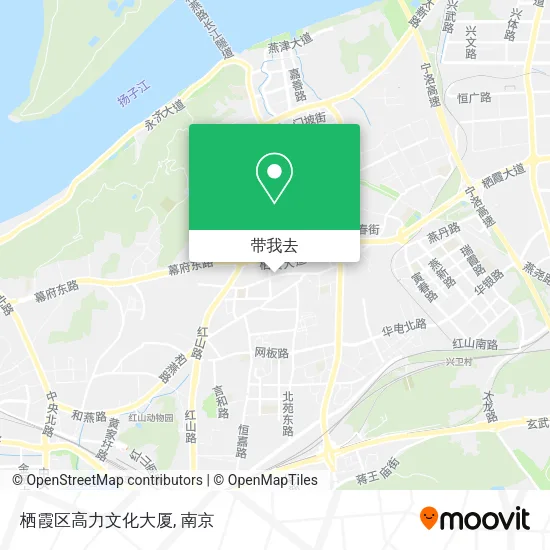 栖霞区高力文化大厦地图