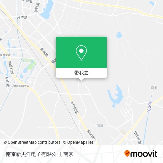 南京新杰洋电子有限公司地图