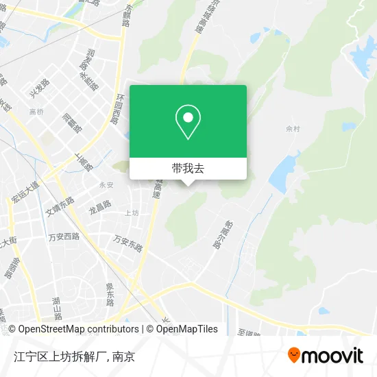 江宁区上坊拆解厂地图