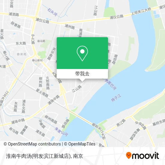 淮南牛肉汤(明发滨江新城店)地图