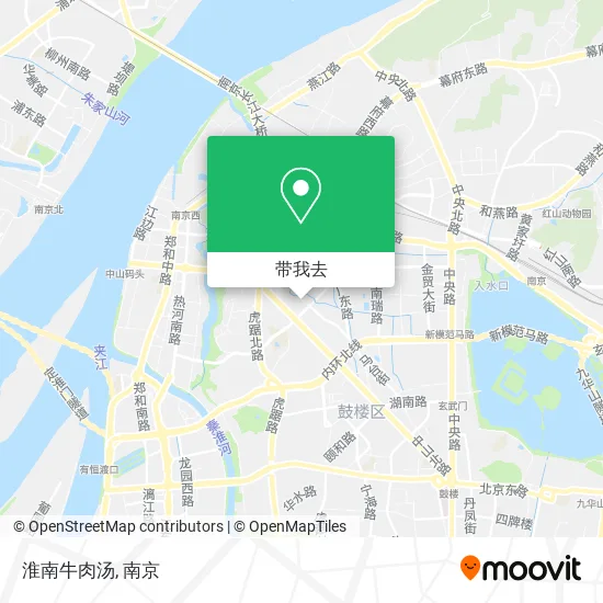 淮南牛肉汤地图