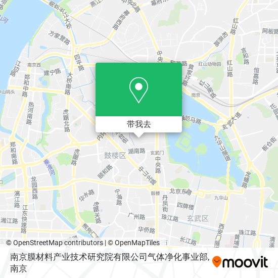 南京膜材料产业技术研究院有限公司气体净化事业部地图