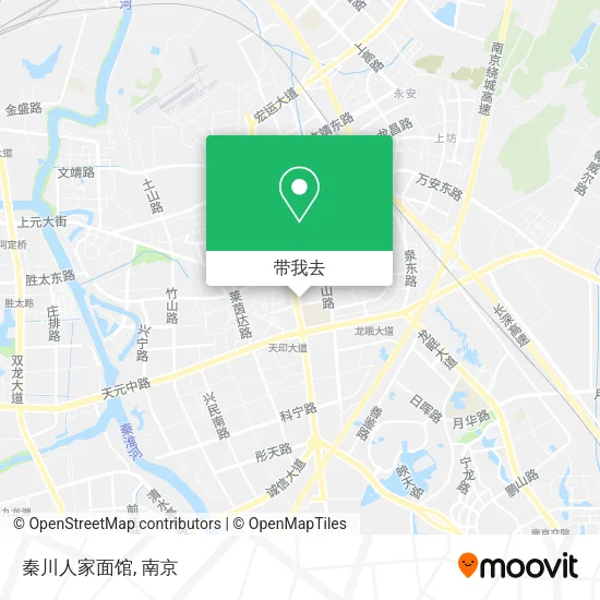 秦川人家面馆地图