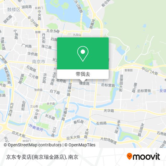 京东专卖店(南京瑞金路店)地图