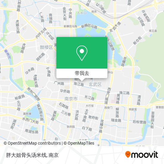 胖大姐骨头汤米线地图