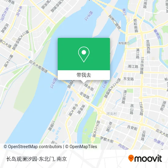 长岛观澜汐园-东北门地图