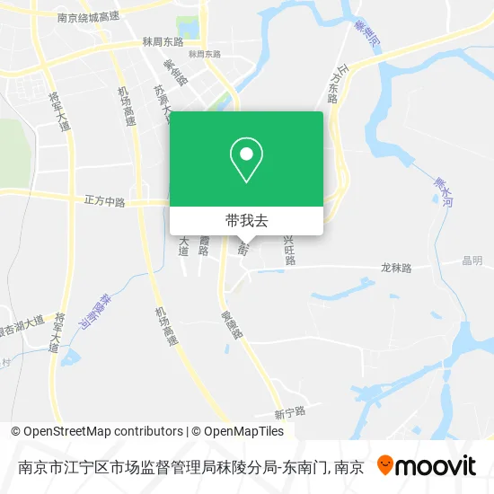 南京市江宁区市场监督管理局秣陵分局-东南门地图