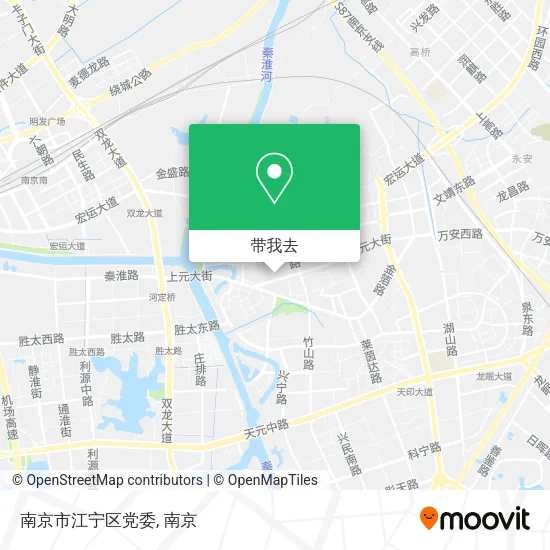 南京市江宁区党委地图