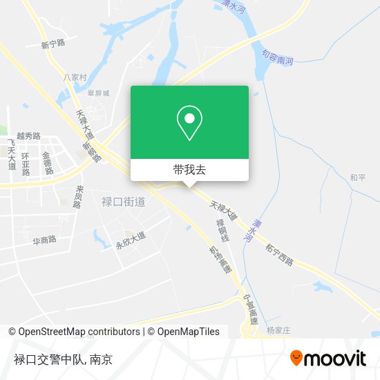 禄口交警中队地图
