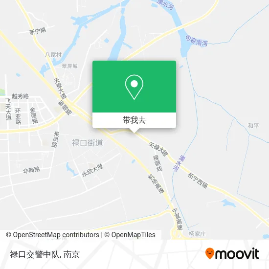 禄口交警中队地图