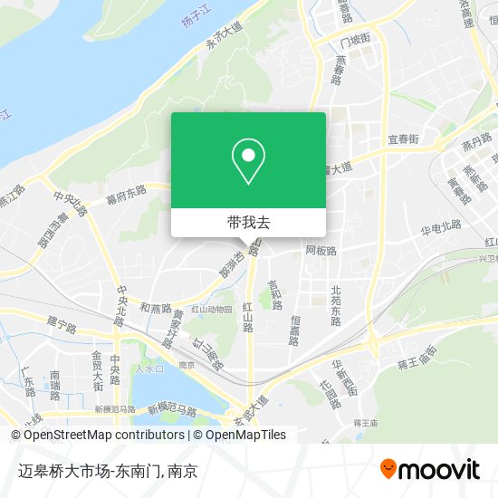 迈皋桥大市场-东南门地图