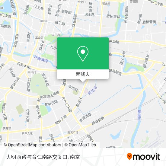 大明西路与育仁南路交叉口地图