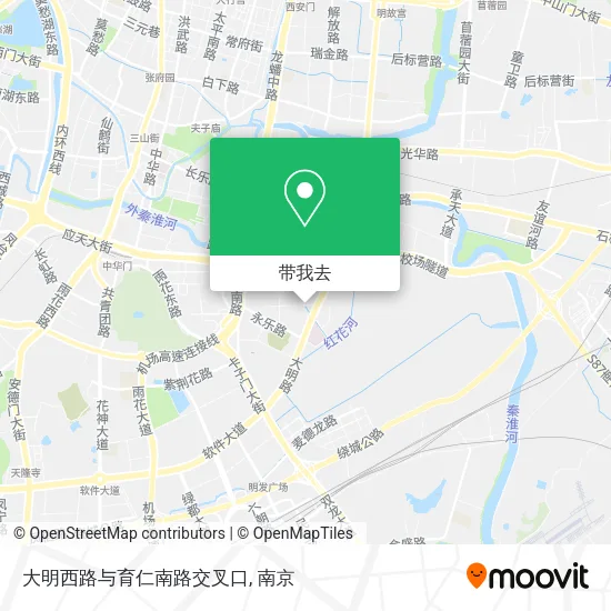 大明西路与育仁南路交叉口地图