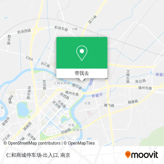 仁和商城停车场-出入口地图