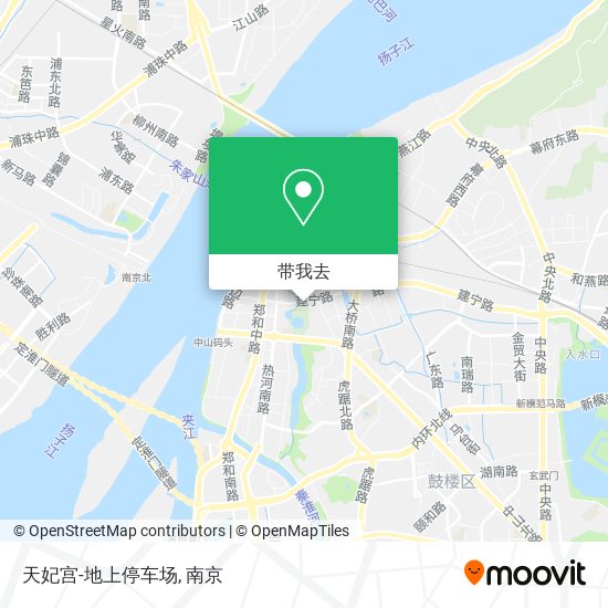 天妃宫-地上停车场地图