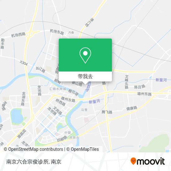 南京六合宗俊诊所地图