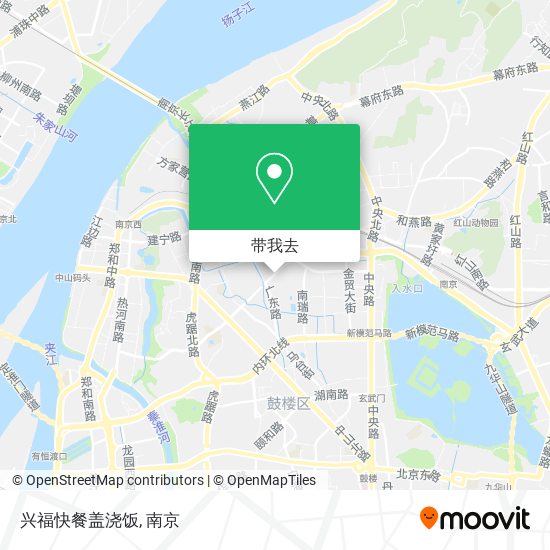 兴福快餐盖浇饭地图