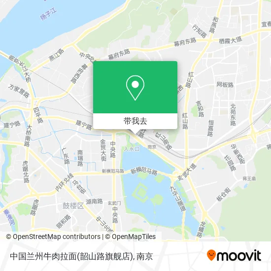 中国兰州牛肉拉面(韶山路旗舰店)地图