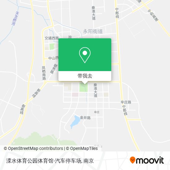 溧水体育公园体育馆-汽车停车场地图