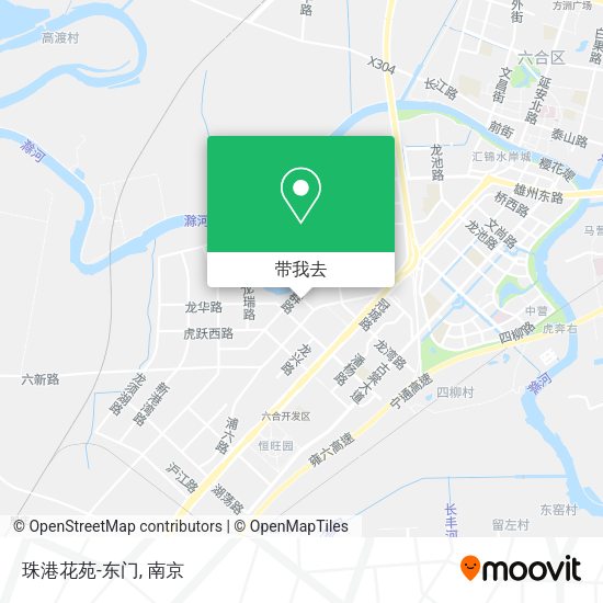 珠港花苑-东门地图