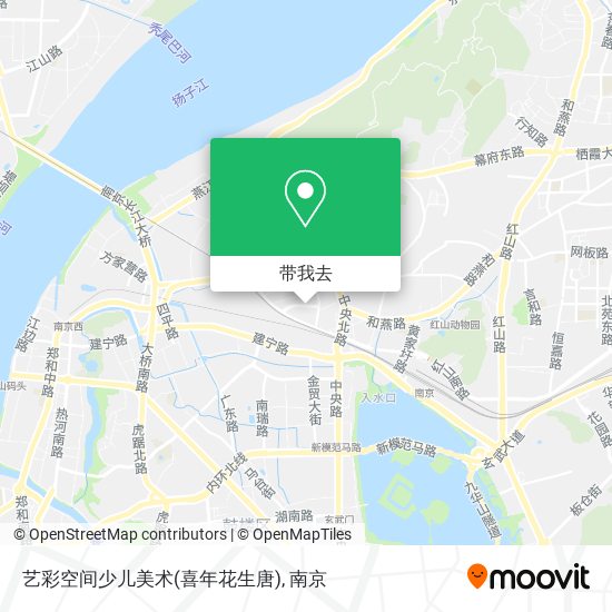 艺彩空间少儿美术(喜年花生唐)地图