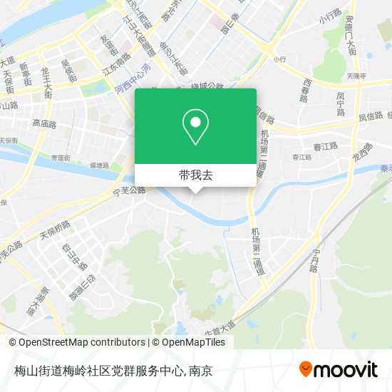 梅山街道梅岭社区党群服务中心地图