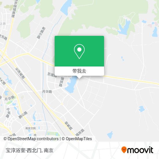宝淳浴室-西北门地图