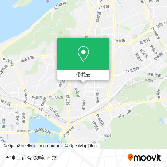 华电三宿舍-08幢地图