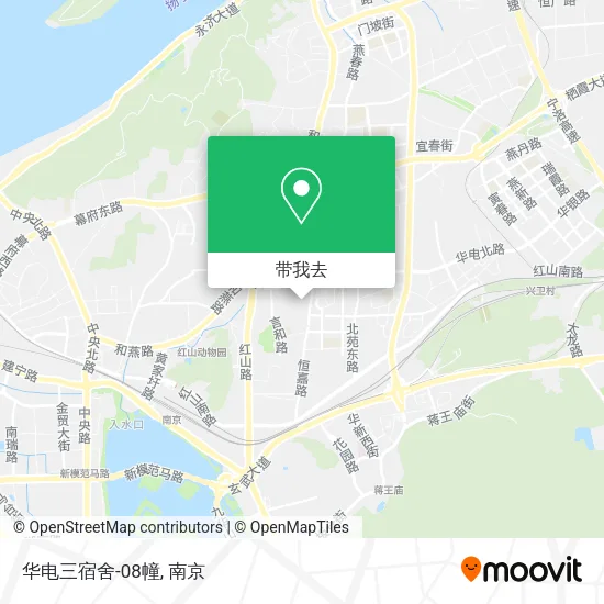 华电三宿舍-08幢地图