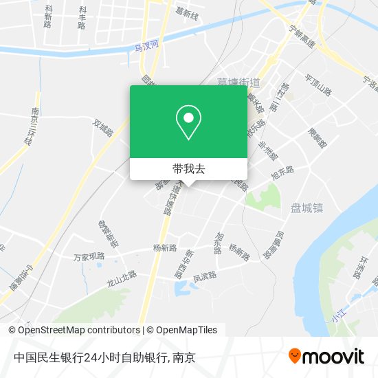 中国民生银行24小时自助银行地图