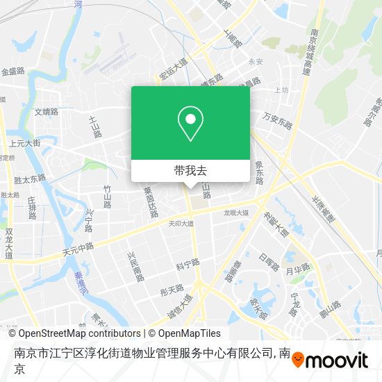 南京市江宁区淳化街道物业管理服务中心有限公司地图