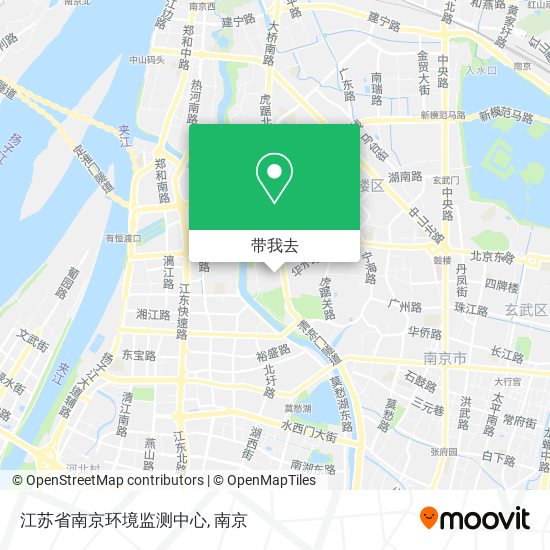 江苏省南京环境监测中心地图
