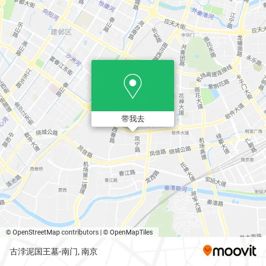 古浡泥国王墓-南门地图
